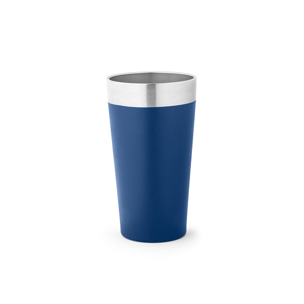 Tasse inox publicitaire 540ml GRACE Bleu marine
